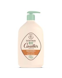 Rogé Cavailles Gel Bain et Douche Huile de Macadamia Cosmebio Peaux Sèches 1L