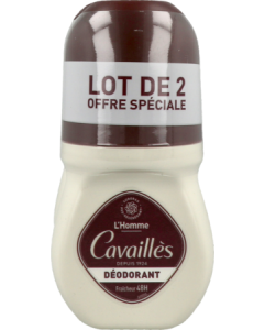 Rogé Cavaillès Déodorant Dermato 48h Homme Roll On 50ml X2