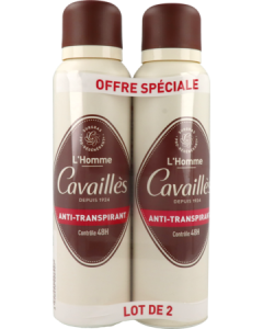 Rogé Cavaillès Déodorant Absorb+ 48h Homme Spray 150ml X2