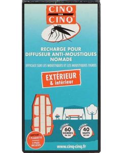 Cinq sur Cinq Recharge pour Diffuseur Nomade