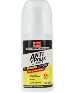 Cinq Sur Cinq Repulsif Antipoux Lentes Spray 100ml