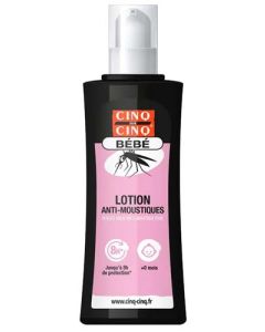Cinq sur Cinq Lotion Bébé Anti-Moustiques et Tiques 100ml