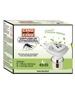 Cinq sur Cinq Diffuseur Citriodora Anti-Moustiques