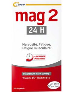 MAG 2 24h Magnésium Marin 45 Comprimés
