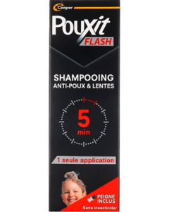 Pouxit Flash Shampoing Anti-Poux et Lentes 100ml