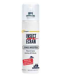 Insect Ecran Zones Infestées Répulsif Peau Adultes & Enfants 100 ml