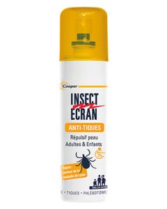 Insect Ecran Anti-Tiques Répulsif Peau Adultes & Enfants 100 ml