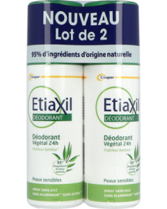 Etiaxil Deodorant Vegetal 24h Spray 100ml X2