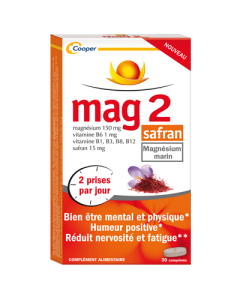 Mag 2 Safran Magnésium Marin 30 Comprimés