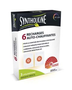 SyntholKiné Recharges Auto-Chauffantes x6