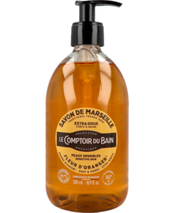 Le Comptoir du Bain Savon de Marseille Fleur D'Oranger 500ml