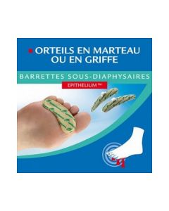 Epitact Orteils en Marteau Ou en Griffe Barrette Sous Diaphysaires Femme X 2