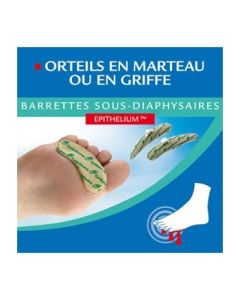 Epitact Orteils en Marteau Ou en Griffe Barrette Sous Diaphysaires Homme X 2
