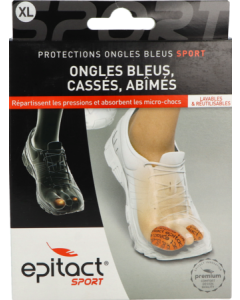 Epitact Sport Protection Ongles Bleu Xl X2