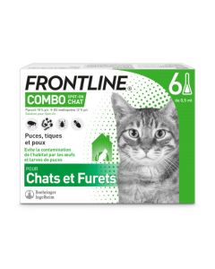 Frontline Combo Pour Chat 6 Pipettes