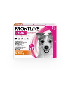 Frontline Tri-Act Spot On Chien S 5-10kg 3 pipettes