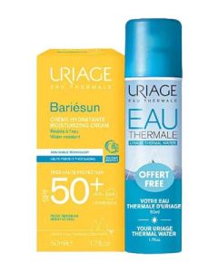 Uriage Bariésun Crème Hydratante Spf50+ 50ml + Eau Thermale 50ml