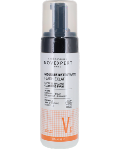 Novexpert Flash Eclat Mousse Nettoyante 150ml