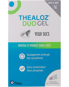 Thealoz Duo Gel Solution Oculaire Unidose 0,4g x10