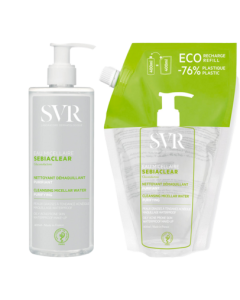 SVR Sebiaclear Eau Micellaire 400ml + Recharge 400ml