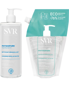 SVR Physiopure Eau Micellaire Pureté Douceur 400ml + Recharge 400ml