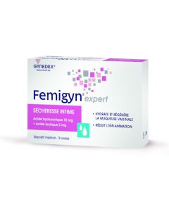 Gynedex Femigyn Expert Sécheresse Intime 10 ovules 