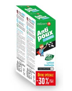 Novodex Expert 123 Anti-Poux & Lentes Lotion Traitante 200ml x2