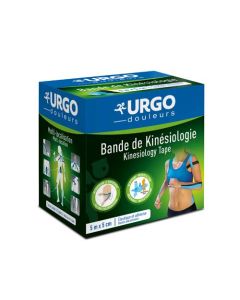 Urgo Bande de Kinésiologie Elastique et Adhésive Accompagne le Mouvement 5mx5cm