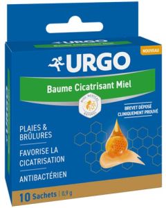 Urgo Baumes Unidoses Cicatrisants au Miel Naturel 10 Sachets