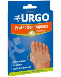 Urgo Chausson Protection Oignons Gel Polymère Antipression Soulage la Douleur 1 Chausson