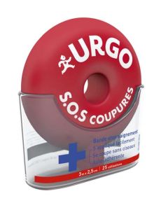 Urgo SOS Coupures Bande Autoadhérente Pour Stopper les Saignements Plaies Superficielles 