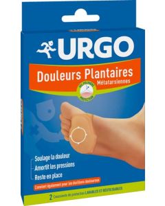 Urgo Coussinets Protecteurs Douleurs Plantaires Métatarsiennes Soulage la Douleur X2