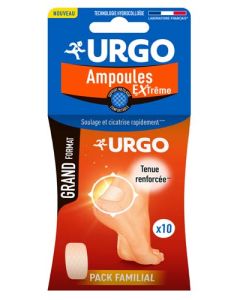 Urgo Ampoules Extreme Pansement Hydrocolloide Grand Format X10