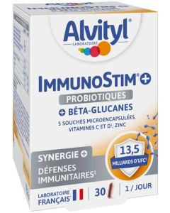 Alvityl Immunostim+ Probiotiques Gélules x30
