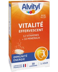Alvityl Vitalité Comprimés Effervescents Sans Sucre x30