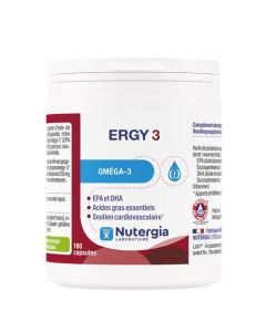 Nutergia Ergy 3 Oméga 3 180 capsules