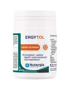 Nutergia Ergytol Synergie d'actifs 30 gélules