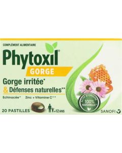 Phytoxil Gorge Irritée et Défenses Naturelles 20 pastilles