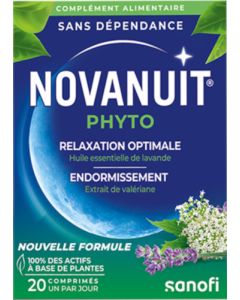 Novanuit Phyto Relaxation Endormissement 20 comprimés