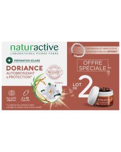 Naturactive Doriance Autobronzant & Protection 2x30 capsules + Bracelet Indicateur UV