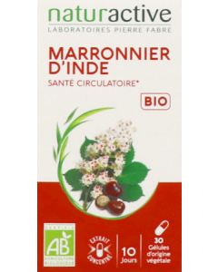 Naturactive Marronnier D'inde Bio 30 Gélules