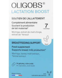 Laboratoire CCD Oligobs Lactation Boost Gélules x14
