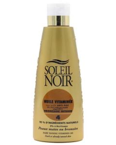 Soleil Noir Huile Vitaminée Spf4 Bronzage Intense 150ml