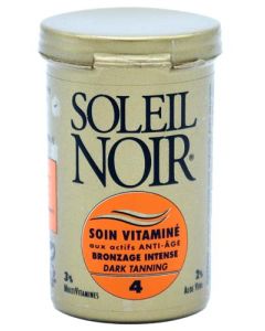 Soleil Noir Crème Soin Vitamine Spf4 Bronzage Intense 20ml