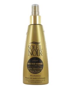 Soleil Noir Huile Sèche Vitamine Sans Filtre Ultra Bronzante Spray 150ml