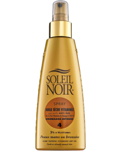 Soleil Noir Huile Sèche Vitamine Ip 4 Spray 150ml
