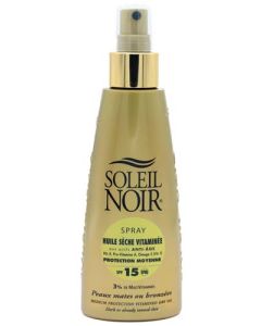 Soleil Noir Huile Sèche Vitamine Spf15 Spray 150ml