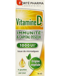 Forté Pharma Vitamine D3 Solution Buvable 15ml
