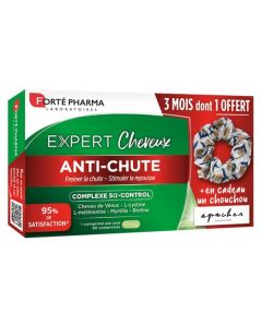 Forté Pharma Expert Cheveux Anti-Chute 3 Mois 90 comprimés + 1 Chouchou
