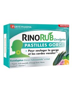Forté Pharma Rinorub Pastilles Gorge 20 comprimés